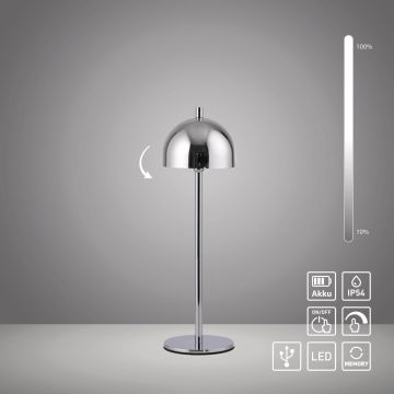 Paul Neuhaus BELLIS 19244-17 Lampe de table 1x2,5W/LED 3000k 210lm ip54