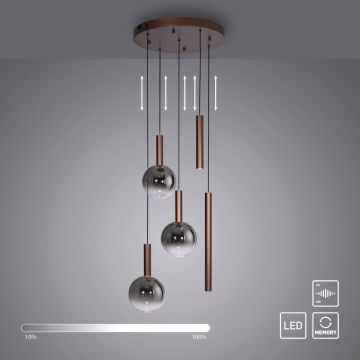 Paul Neuhaus BOWL 2285-23 Hanglamp 5x6,3W/LED 2700k 1450lm ip20