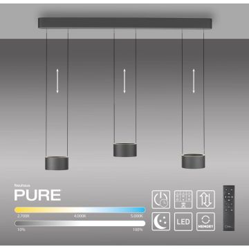 Paul Neuhaus PURE CLIPSE 2473-15 Suspension lumineuse 6x5W/LED 2200-5000k 670lm ip20