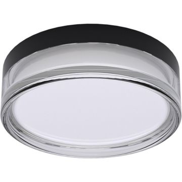 Italux Rilta PLF-73527-M-BK Lampe de plafond 1x24W/LED IP65