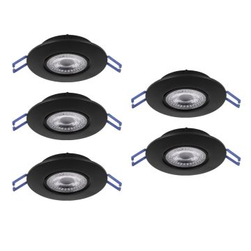 Eglo GEDREZ 300189 Spot encastré 5x4.9W/LED 2700K, 4000K, 6500K 2600lm ip20
