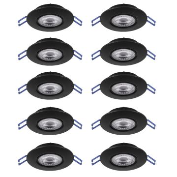 Eglo GEDREZ 300192 Spot encastré 10x4.9W/LED 2700K, 4000K, 6500K 5200lm ip20
