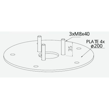 Norlys ACCESSORIES 3080GA Socle