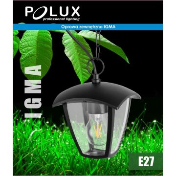 Polux IGMA 311887 Hanglamp 1x12W/E27 IP44