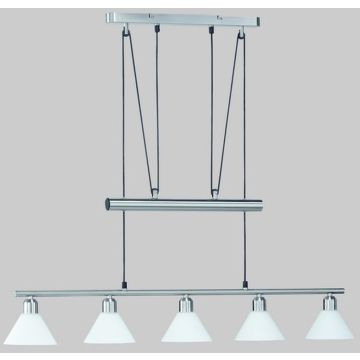 Trio STAMINA 3751051-07 Hanglamp 5x40w/e14 ip20