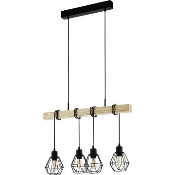 Eglo TOWNSHEND 5 44075 Hanglamp 4x60w/e27 ip20
