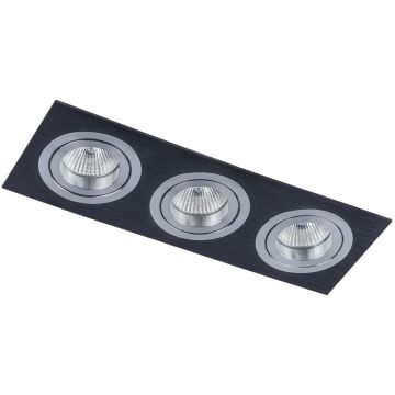 Italux Mooty BL MQ71805-3AB Inbouwspot 3x50W/GU5,3 IP20