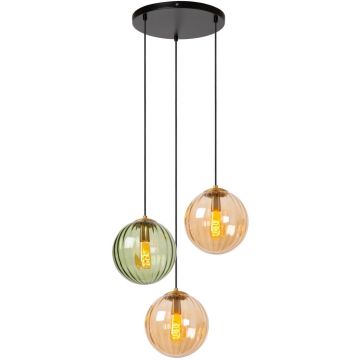 Lucide MONSARAZ 45493/03/33 Hanglamp 3x40w/e27 ip20