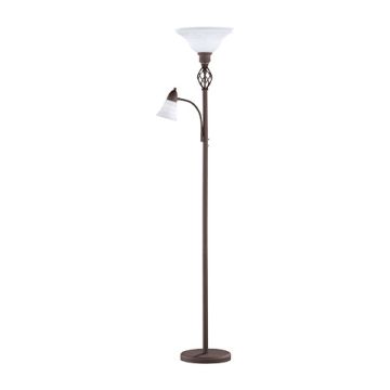 Trio RUSTICA 4602021-24 Staande lamp 2x140w/e27+e14 ip20