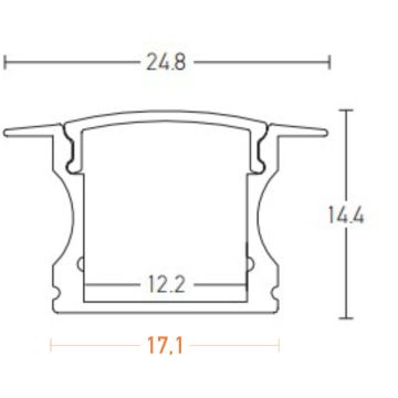 Zambelis PROFILE 20194 Profilé IP20