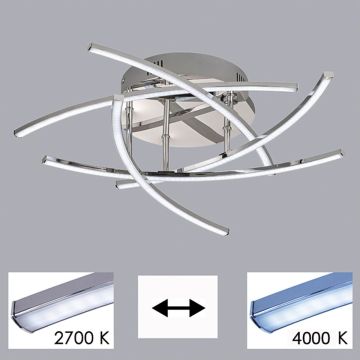 Fischer&Honsel Cross TW 20108 Plafondlamp 5x4.5W/LED 2700K 2700 lm IP20