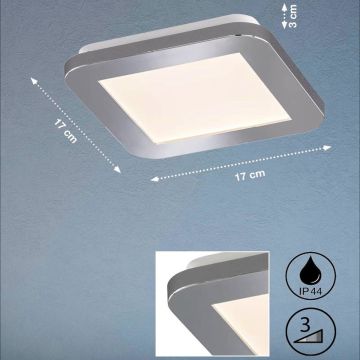 Fischer&Honsel Gotland 21231 Plafonnier 1x8.5W/LED 3000K 1100 lm IP44