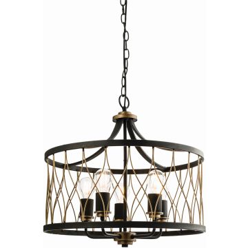 Endon HESTON 61498 Kroonluchter 5x60W/E27 IP20