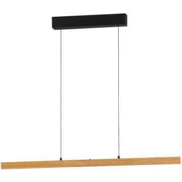 Fischer&Honsel SHINE-WOOD 61102 Hanglamp 1x26,29w/led 2700k-3350k-4000k 3341lm ip20
