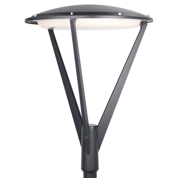 Norlys HAMMERFEST 6140GR Luminaire pour lampadaire 1x24,2W/LED 3000K 4246LM IP65