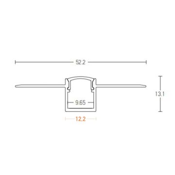 Zambelis PROFILE 20205 Profilé IP20