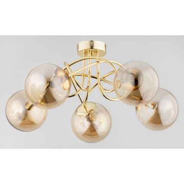 Alfa BANKO 63203 Lampe de plafond 5x10W/E14 IP20