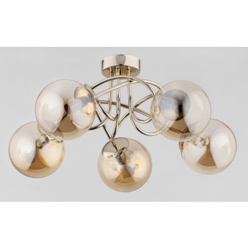Alfa BANKO 63204 Lampe de plafond 5x10W/E14 IP20