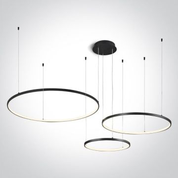 One Light Decorative 63150B/B/W Suspension lumineuse 1x65W/LED 3000K 4800lm IP20