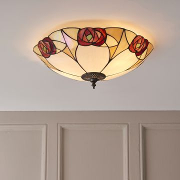 Endon INGRAM 64182 Plafondlamp 2x60W/E27 IP20