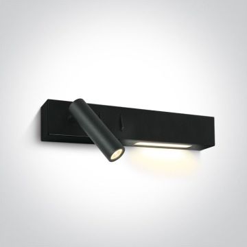 One Light Reading Spots 65146/B/W Wandlamp 1x3W|1x6W/LED 3000K 480lm IP20