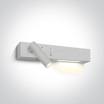 One Light Reading Spots 65146/W/W Wandlamp 1x3W|1x6W/LED 3000K 480lm IP20
