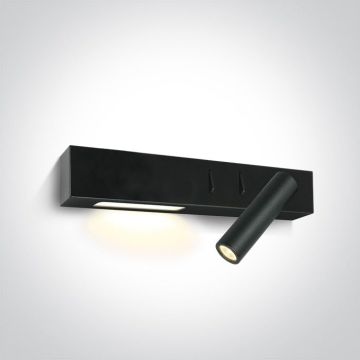 One Light Reading Spots 65146A/B/W Wandlamp 1x3W|1x6W/LED 3000K 480lm IP20