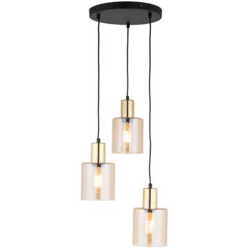TK Lighting SIERRA GOLD 6667 Hanglamp 3x15W/e27 IP20