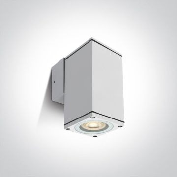 One Light Outdoor Cubes 67426B/W Wandlamp 1x10W/GU10 IP54