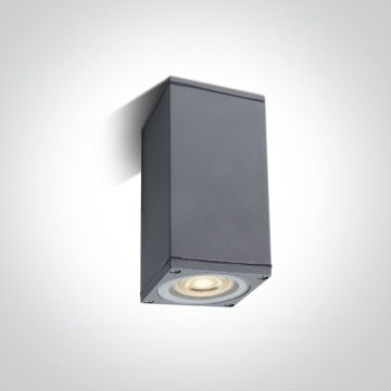 One Light Outdoor Cubes 67426D/G Wandlamp 1x10W/GU10 IP54