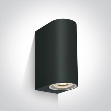 One Light Outdoor Cylinders 67142G/B Applique murale 2x6W/GU10 IP65