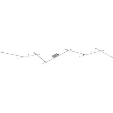 Trio INDIRA 674610707 Plafondlamp 2x28w/led 3000k 2150lm+850lm ip20