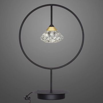 Altavola Design Tiffany LA059/T_black Tafellamp 1x3W/LED 3000K 180lm IP20