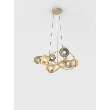 Aviano Lighting METZ 7015-804 Hanglamp 8x3,5w/g9 3000k 3120lm