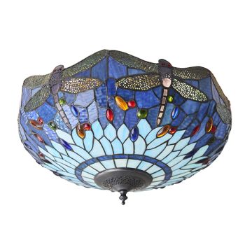 Endon DRAGONFLY BLUE 70722 Plafonnier 2x60W/E27 IP20