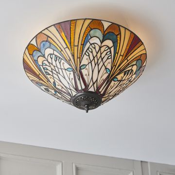 Endon HECTOR 70241 Plafonnier 2x60W/E27 IP20