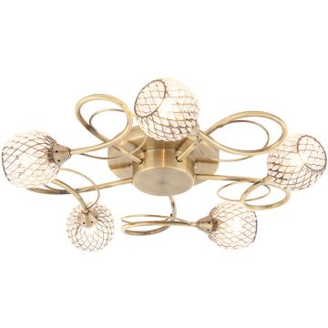 Endon AHERNE 73757 Lampe de plafond 5x33W/G9 IP20
