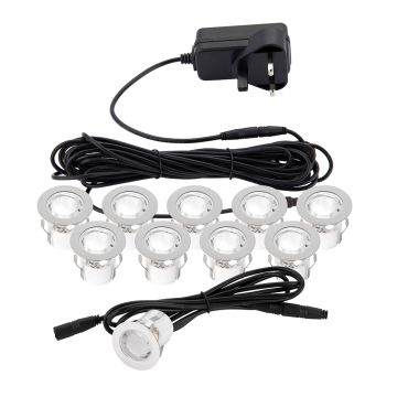 Endon KIOS 2 75530 Inrijlamp 10x0,45W/LED 6500K 80LM IP44