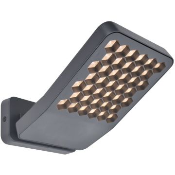 Lutec ATLANTIS 7801605118 Applique murale 1x13.7w/led 3000k 1850lm ip54