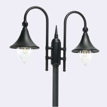 Norlys FIRENZE 820B Straatlantaarn 2x9W/E27 IP54