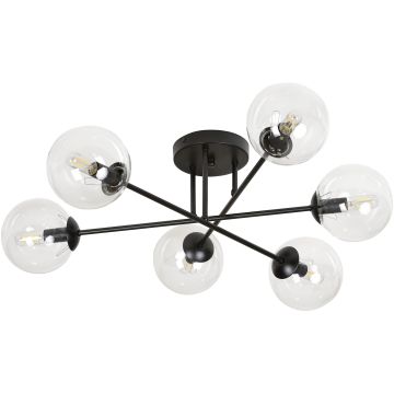 Emibig BRENDI 831/6B Plafondlamp 6x3W/E14/T26 IP20