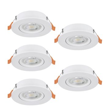 Eglo BARRANCO 902263 Inbouwspot 5x4.5W/LED 2700K, 4000K, 6500K 5X450lm ip20