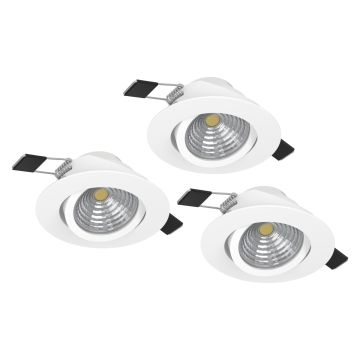 Eglo SALICETO 900745 Spot encastré 3x6W/LED 2700K 1350lm IP20