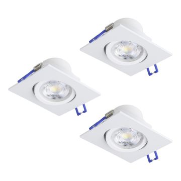 Eglo SALICETO 902328 Inbouwspot 3x6W/LED 4000K 3X580lm ip20