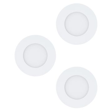 Eglo FUEVA 98633 Inbouwspot 3x2,8W/LED 3000K 1050lm IP20/IP44