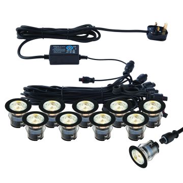 Endon IKONPRO 99765 Inrijlamp 10x0.75W/SMD 4014 3000K|4000K IP67