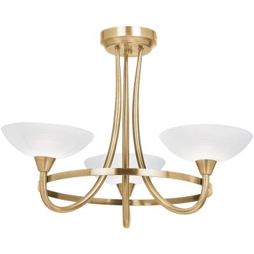 Endon CAGNEY CAGNEY-3AB Lampe de plafond 3x33W/G9 IP20