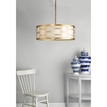 Dar Lighting EPSTEIN EPS0412 Hanglamp 4x60W/E27