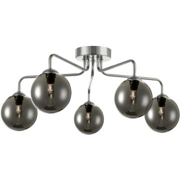 Dar Lighting FEYA FEY0550-01 Lampe de plafond 5x40W/G9