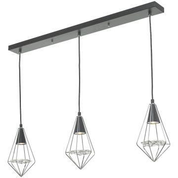 Dar Lighting GIANNI GIA0350 Hanglamp 3x50W/GU10/LED